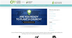 Desktop Screenshot of churchplanterprofiles.com
