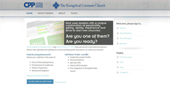 Desktop Screenshot of ecc.churchplanterprofiles.com