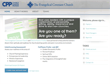 Tablet Screenshot of ecc.churchplanterprofiles.com